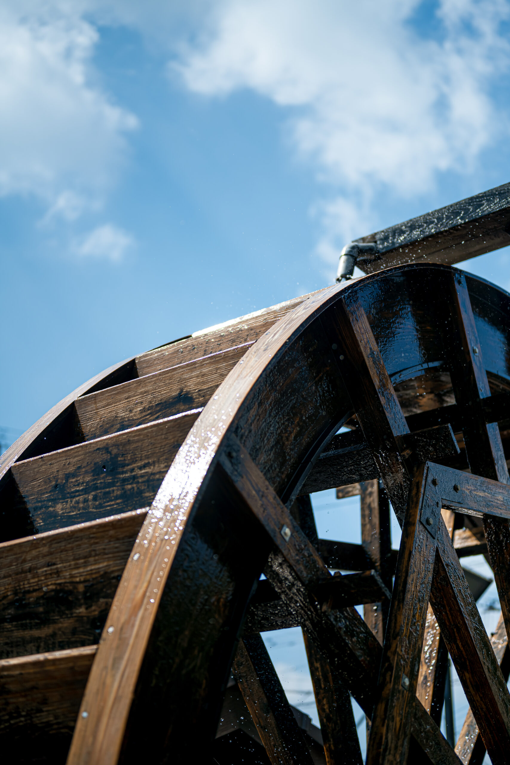 上井手公園の水車 | 肥後おおづ観光協会 熊本県菊池郡大津町の観光情報