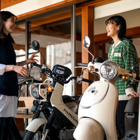 バイクが手軽に借りれる！レンタルバイクで大津町から走り出そう